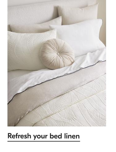 Design crew landing page - Refresh your bed linen